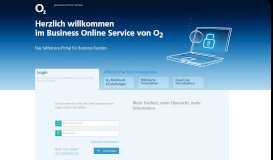 
							         O2 Business Online Service								  
							    