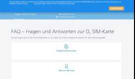 
							         o2 Prepaid FAQ: Fragen und Antworten								  
							    