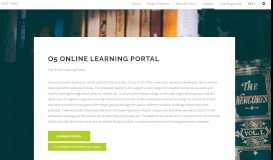 
							         O5 Online Learning Portal - PAST-TIMES								  
							    