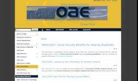 
							         OAE Portal News								  
							    