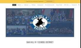
							         Oak Hill R-1 School District								  
							    