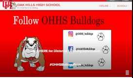 
							         Oak Hills High School								  
							    