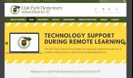 
							         Oak Park Elementary School District 97								  
							    