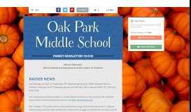 
							         Oak Park Middle School | Smore Newsletters								  
							    