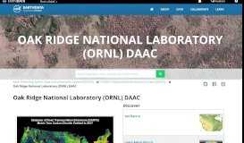 
							         Oak Ridge National Laboratory (ORNL) DAAC | Earthdata								  
							    