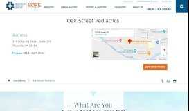
							         Oak Street Pediatrics | Meadville Medical Center								  
							    
