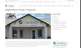 
							         OakBend Physical Therapy - Friendswood - OakBend Medical Center								  
							    