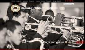 
							         Oakland Military Institute College Preparatory Academy								  
							    