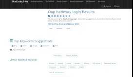 
							         Oap hathway login Results For Websites Listing - SiteLinks.Info								  
							    
