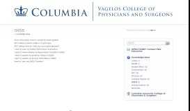 
							         OASIS – Vagelos College of Physicians & Surgeons Student Services ...								  
							    