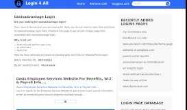 
							         oasisadvantage login - Official Login Page [100% Verified]								  
							    