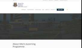 
							         OAU CDL – Centre For Distance Learning								  
							    