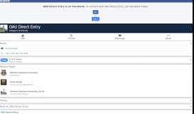 
							         OAU Direct Entry - Home | Facebook								  
							    