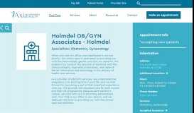 
							         OB-Gyn Associates At Holmdel - Patient Portal								  
							    