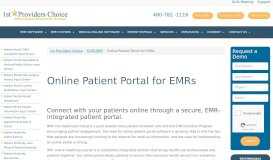 
							         OB-GYN Patient Portal | 1st Providers Choice								  
							    
