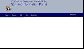 
							         Obafemi Awolowo University - Result Check - OAU Eportal ...								  
							    