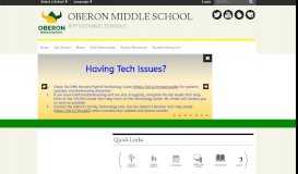 
							         Oberon Middle School: Home								  
							    