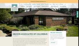 
							         OB/GYN Associates of Columbus | Columbus Regional Health								  
							    