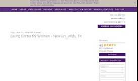 
							         OBGYN New Braunfels | Gynecology in ... - Caring Center for Women								  
							    