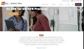 
							         OB/GYN - NextGen Healthcare								  
							    
