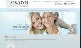 
							         OB/GYN North Dallas | Comprehensive Obstetrical & Gynecological ...								  
							    
