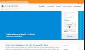 
							         OB/GYN | Obstetrics & Gynecology | Women's Health Littleton								  
							    