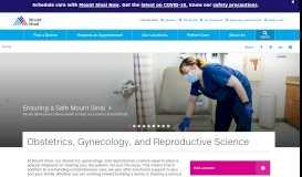 
							         OBGYN & Reproductive Health Services NYC | Mount Sinai - New York								  
							    