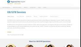 
							         OB/GYN Services - Regional One Health								  
							    