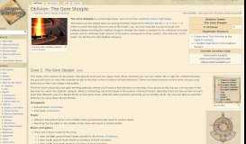 
							         Oblivion:The Gore Steeple - The Unofficial Elder Scrolls Pages (UESP)								  
							    