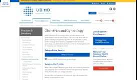 
							         Obstetrics and Gynecology - UBMD Physician's Group - University at ...								  
							    