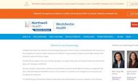 
							         Obstetrics and Gynecology | Westchester Health								  
							    
