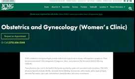 
							         Obstetrics and Gynecology (Women's Clinic) - JCMG								  
							    