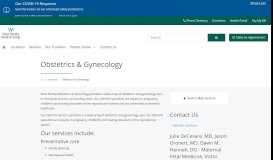 
							         Obstetrics & Gynecology | West Florida Medical Group								  
							    