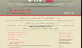 
							         Obstetrics & Prenatal Care in Dallas, TX - Dr. Quanita Crable								  
							    