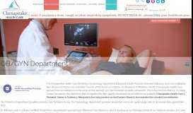 
							         Obstetrics/Gynecology | OB/GYN Princess Anne MD & Salisbury MD								  
							    