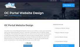 
							         Oc Portal Website Design | K2 Website Design								  
							    