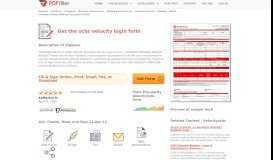 
							         Ocbc Velocity Login - Fill Online, Printable, Fillable, Blank ...								  
							    