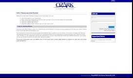 
							         (OCC Financial Aid Portal) Student Log In - Ozark Christian College								  
							    