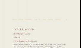 
							         OCCULT LONDON | Andrew Gough								  
							    