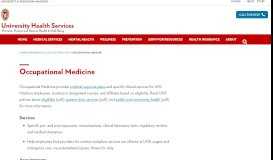 
							         Occupational medicine - UHS - UW-Madison								  
							    