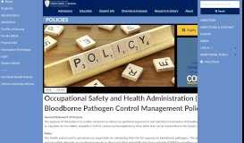 
							         Occupational Safety and Health Administration (OSHA) Bloodborne ...								  
							    