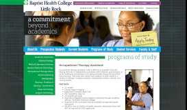 
							         Occupational Therapy Assistant | Programs of Study | Baptist Health ...								  
							    