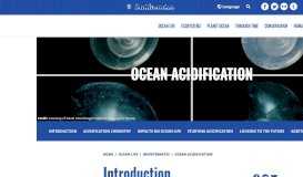 
							         Ocean Acidification | Smithsonian Ocean								  
							    