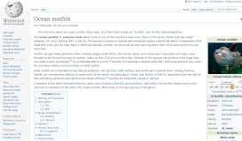 
							         Ocean sunfish - Wikipedia								  
							    