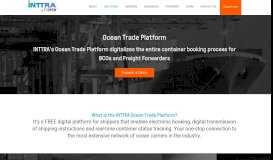 
							         Ocean Trade Platform - INTTRA								  
							    