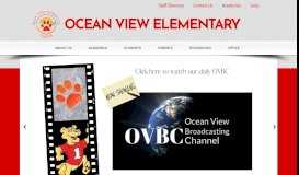 
							         Ocean View Elementary								  
							    