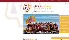 
							         Ocean View High School								  
							    