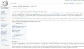 
							         Ocean View School District - Wikipedia								  
							    
