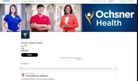 
							         Ochsner Health System Employee Reviews - Indeed								  
							    