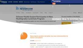 
							         Ochsner Health System Participates in New Healthgrades CareChats ...								  
							    